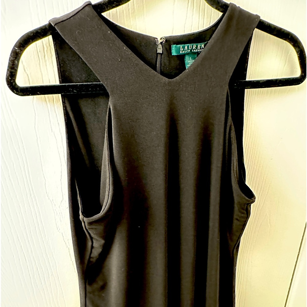 Lauren by Ralph Lauren black tank top